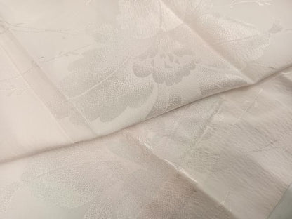 平和屋着物●長襦袢　無双仕立て　花地紋　暈し染め　正絹　逸品　未使用　AABH4133ph