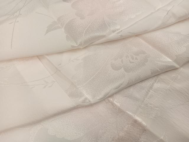 平和屋着物●長襦袢　無双仕立て　花地紋　暈し染め　正絹　逸品　未使用　AABH4133ph