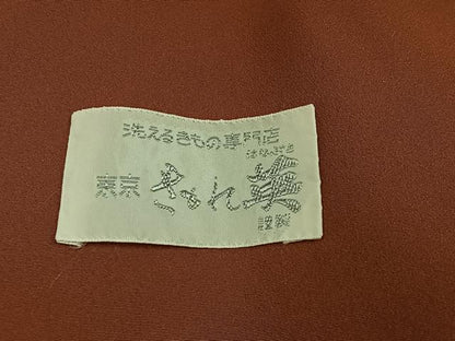 平和屋着物●洗える最高級着物　＜英＞はなぶさ謹製　小紋　花尽くし　洗える着物　AABH4155ph