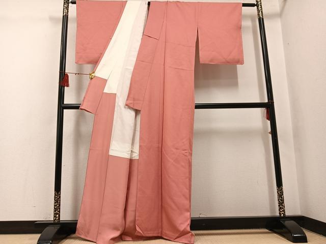 平和屋着物●上質な色無地　薄紅色　正絹　逸品　未使用　AABH4169ph 平和屋着物○上質な色無地 薄紅色 正絹 逸品 未使用 AABH4169ph