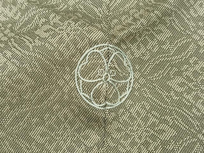 平和屋着物●訪問着　お召　作家物　花地紋　暈し染め　正絹　逸品　AABH4183ph