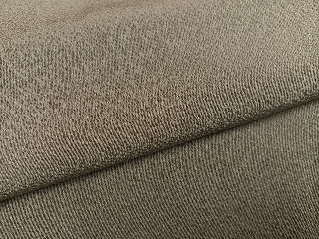 平和屋着物●上質な色無地　利休白茶色　正絹　逸品　AABH4190ph