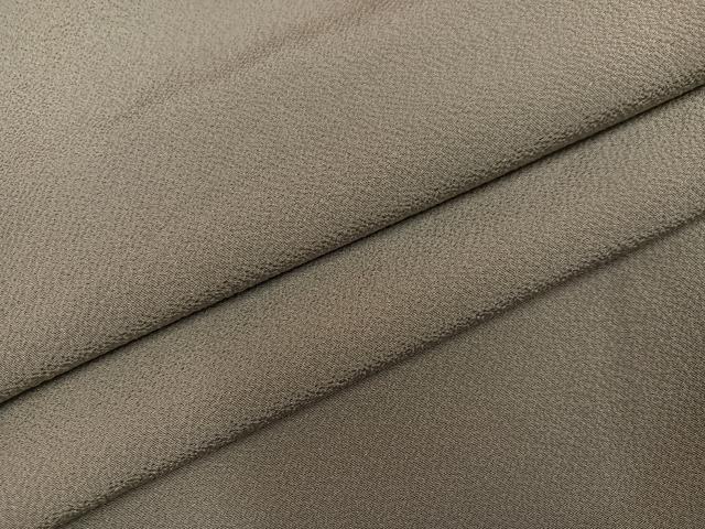 平和屋着物●上質な色無地　利休白茶色　正絹　逸品　AABH4190ph