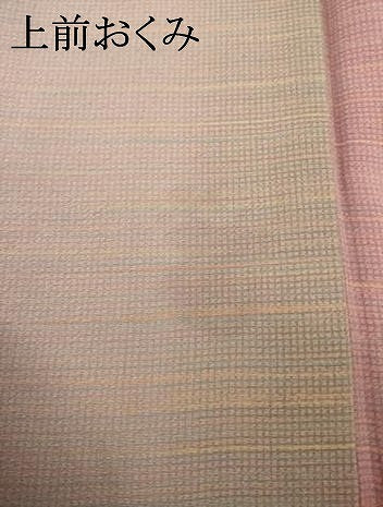 平和屋着物●上質な小紋　間道　正絹　逸品　AABH4208ck