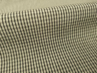 平和屋着物●お召　格子　三越扱い　正絹　逸品　AABH4210ck