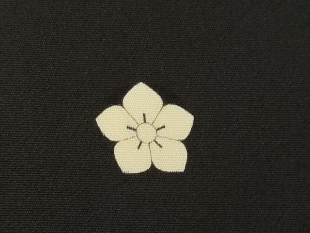 平和屋着物●豪華黒留袖　友禅　作家物　花鳥文　正絹　逸品　AABH4216ck