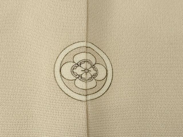 平和屋着物●訪問着　駒刺繍　双葉葵　金彩　正絹　逸品　AABH4224ck