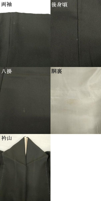 平和屋着物●本加賀友禅作家　柿本市郎　黒留袖　風景文　正絹　逸品　AABH4235ck