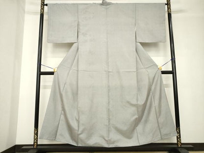 平和屋着物●本場大島紬　染大島　小紋　花菱文　正絹　逸品　AABH4237ck