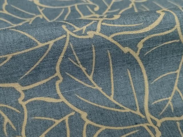 平和屋着物●上質な紬　葉尽くし　正絹　逸品　AABH4244ck 平和屋着物○上質な紬 葉尽くし 正絹 逸品 AABH4244ck