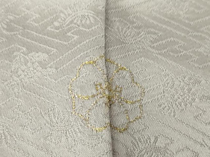 平和屋着物●訪問着　絞り　刺繍　扇面花文　金彩　高島屋扱い　正絹　逸品　AABH4250ck