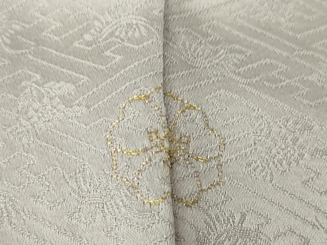 平和屋着物●訪問着　絞り　刺繍　扇面花文　金彩　高島屋扱い　正絹　逸品　AABH4250ck
