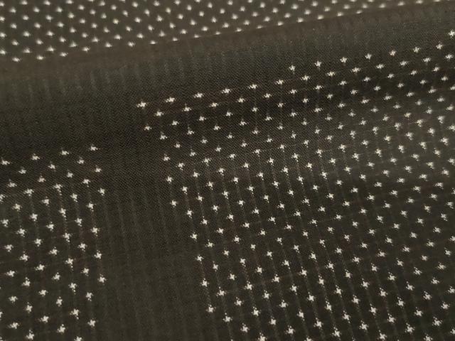 平和屋着物●本場大島紬　一元絣　色紙文　正絹　逸品　AABH4260ck