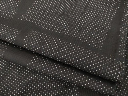 平和屋着物●本場大島紬　一元絣　色紙文　正絹　逸品　AABH4260ck