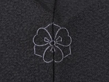 平和屋着物●訪問着　刺繍　レトロ柄　ほたる暈し　金糸　正絹　逸品　AABH4274ck