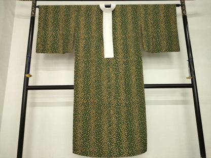 平和屋着物●長襦袢　無双仕立て　小花文　正絹　逸品　AABH4276ck