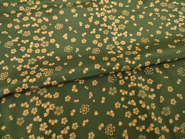 平和屋着物●長襦袢　無双仕立て　小花文　正絹　逸品　AABH4276ck