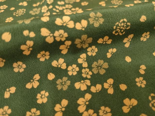 平和屋着物●長襦袢　無双仕立て　小花文　正絹　逸品　AABH4276ck