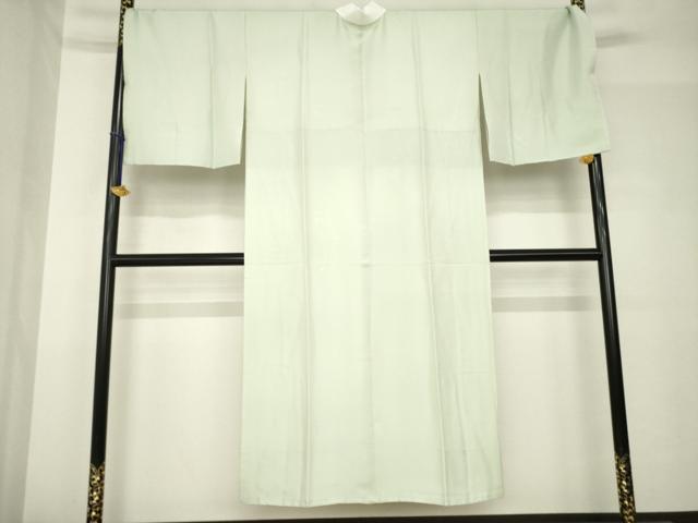 平和屋着物●長襦袢　袷　舞花地紋　若芽色　正絹　逸品　未使用　AABH4280ck