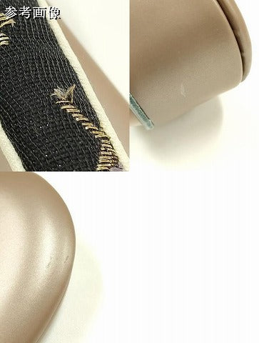 平和屋着物●和装小物　和装草履　金糸　フリーサイズ　逸品　未使用　AABH4281ay