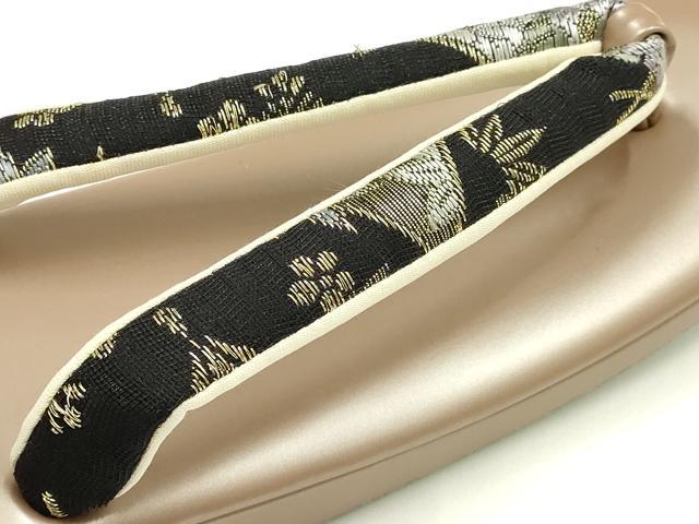 平和屋着物●和装小物　和装草履　金糸　フリーサイズ　逸品　未使用　AABH4281ay