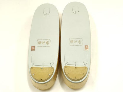 平和屋着物●和装小物　和装草履　伊と忠　花柄　金彩　共箱付き　逸品　AABH4288ay