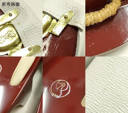 平和屋着物●和装小物　下駄　伊と忠　雨カバー付き　防寒　逸品　AABH4290ay