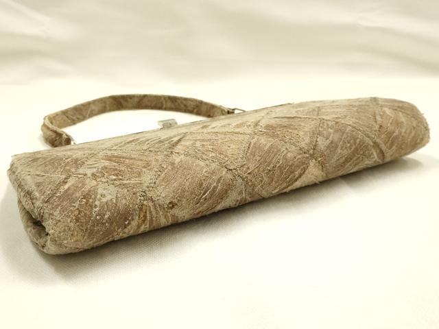 平和屋着物▼和装小物　和装バッグ　ハンドバッグ　みのむし工芸　逸品　AABH4350ay