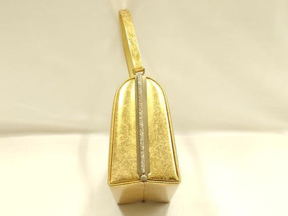 平和屋着物▼和装小物　和装バッグ　ハンドバッグ　花柄　金銀彩　逸品　AABH4358ay