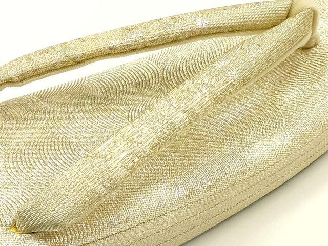 平和屋着物▼和装小物　和装草履　金糸　金銀彩　Lサイズ　逸品　AABH4385ay