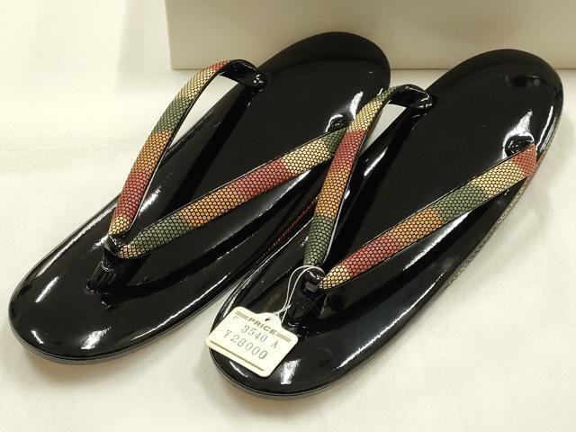 平和屋着物●和装小物　和装草履　本皮底　逸品　AABH4398ay