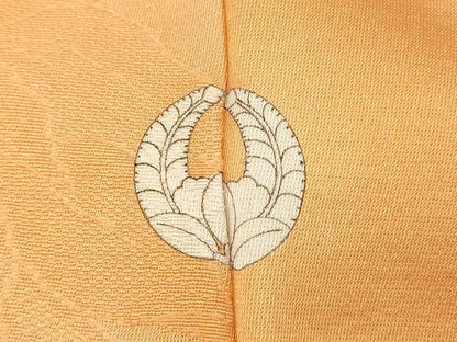 平和屋着物■上質な小紋 草花 霞 暈し染め 正絹 逸品 AABH4422fw