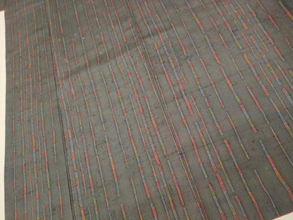 平和屋着物■上質な紬 縞 正絹 逸品 AABH4424fw