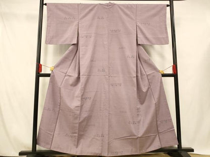 平和屋着物■上質な紬 草花文 正絹 逸品 未使用 AABH4431fw