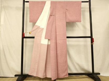 平和屋着物■江戸小紋 草花雲取り文 正絹 逸品 AABH4444fw