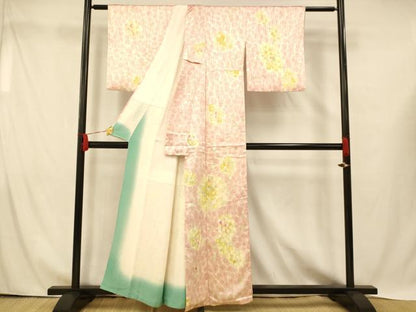 平和屋着物■訪問着 立涌大小霰文 正絹 逸品 AABH4456fw