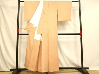 平和屋着物■江戸小紋　青海波鮫小紋柄　正絹　逸品　AABH4469fw
