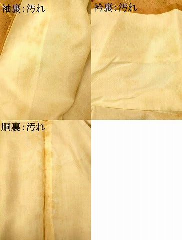 平和屋着物■上質な小紋 流水文 暈し染め 正絹 逸品 AABH4476fw