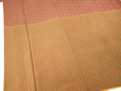 平和屋着物■訪問着 麻の葉文様 鬼しぼ縮緬 正絹 逸品 AABH4482fw