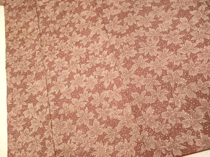 平和屋着物■上質な小紋 舞花文 正絹 逸品 未使用 AABH4484fw