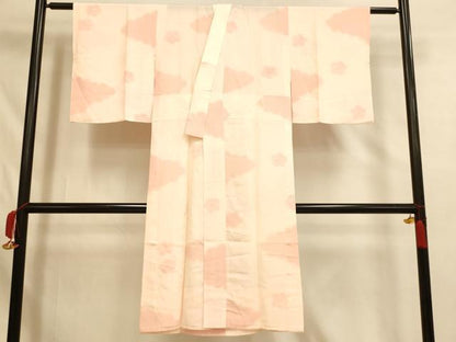 平和屋着物■長襦袢　無双仕立て　雲取り舞花文　正絹　逸品　AABH4489fw