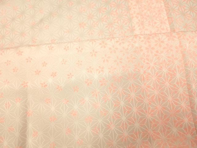 平和屋着物■長襦袢　無双仕立て　舞花文　洗える着物　未使用　AABH4491fw