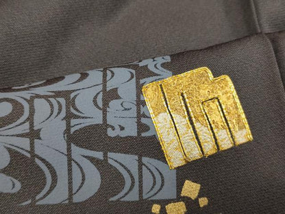 平和屋着物■訪問着 駒刺繍 箔散らし文 金銀彩 やまと誂製 正絹 逸品 AABH4493fw