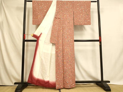 平和屋着物■上質な小紋 宝尽くし文様 金彩 正絹 逸品 AABH4494fw