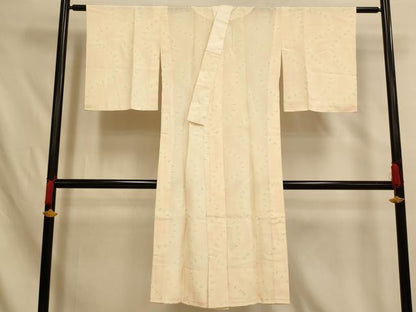 平和屋着物■長襦袢 無双仕立て 霞草花文 暈し染め 正絹 逸品 AABH4500fw