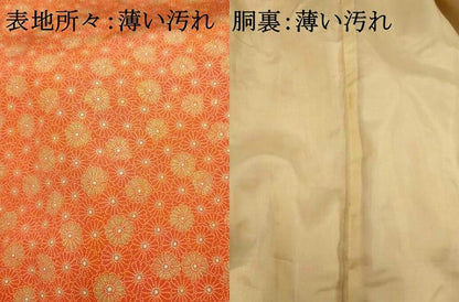 平和屋着物■上質な小紋 舞花文 正絹 逸品 未使用 AABH4501fw