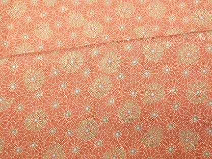 平和屋着物■上質な小紋 舞花文 正絹 逸品 未使用 AABH4501fw