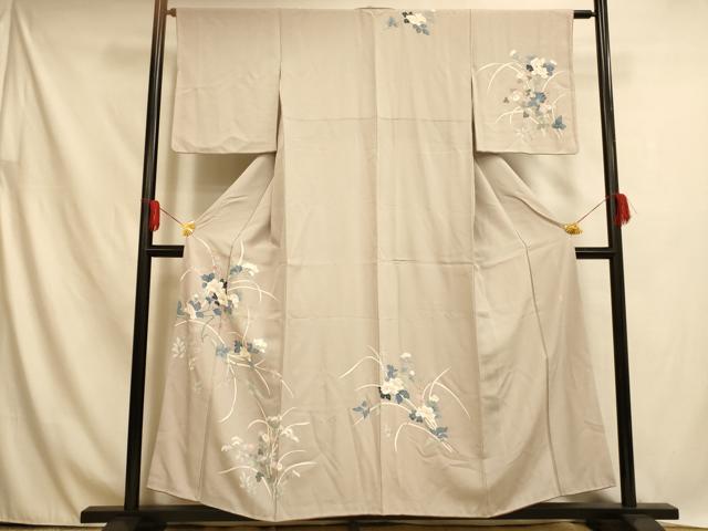 平和屋着物■訪問着 作家物 枝花文 正絹 逸品 AABH4503fw