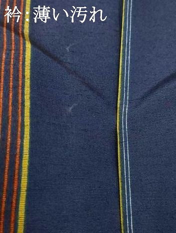 平和屋着物■上質な紬　間道　正絹　逸品　AABH4526fw
