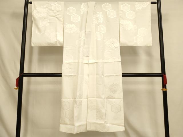 平和屋着物■長襦袢　無双仕立て　亀甲松竹梅地紋　洗える着物　AABH4535fw